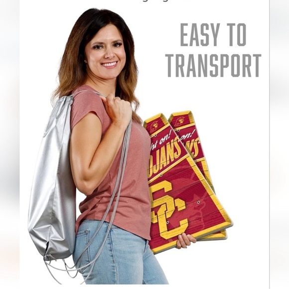 Ring Bag Game NCAA USC Trojans New In Box 2 Boards, 6 Bags - Picture 6 of 9